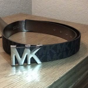 michael kors mens belt white